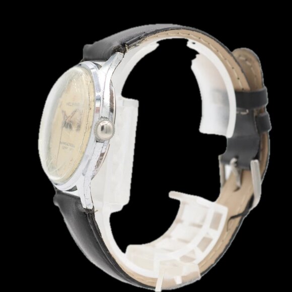 Vintage Helbros Men's Mechanical Wristwatch M-112 Stainless and Chrome - Picture 3 of 5